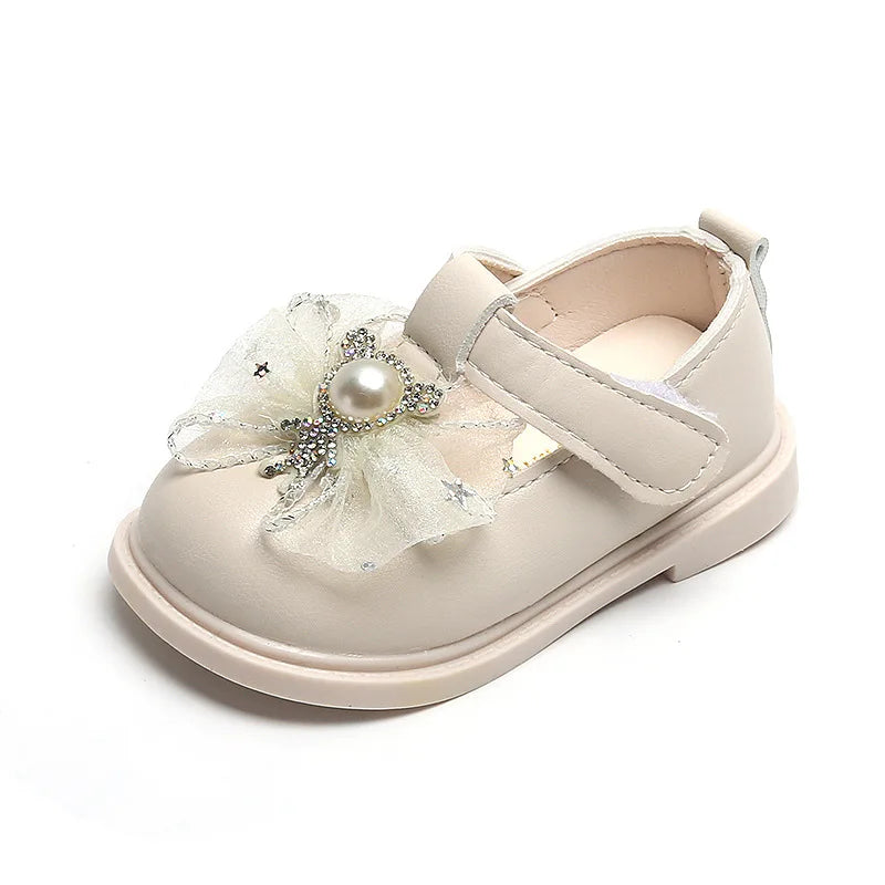 Zapatos Niña Soft Soled Baby Walking Shoes Autumn Girl Princess Shoe Bow Leather Shoes Girl Single Shoe Baby Shoe Туфли Лолита