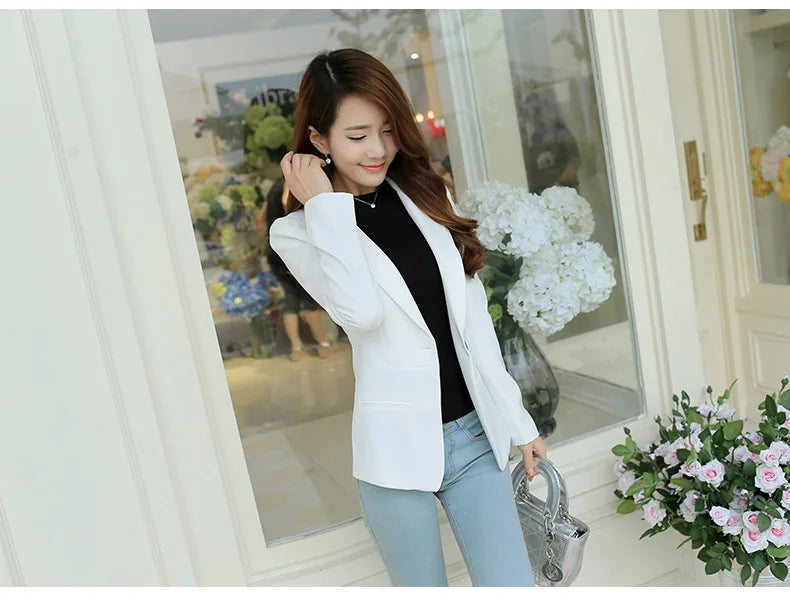 Casual Slim Blazers Jack Jacket Office