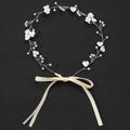 Bridal Wedding Headbands Handmade Bride Tiaras Shiny Rhinestone Flower Hairband Bridal Headpeice Hair Accessories For Women Girl