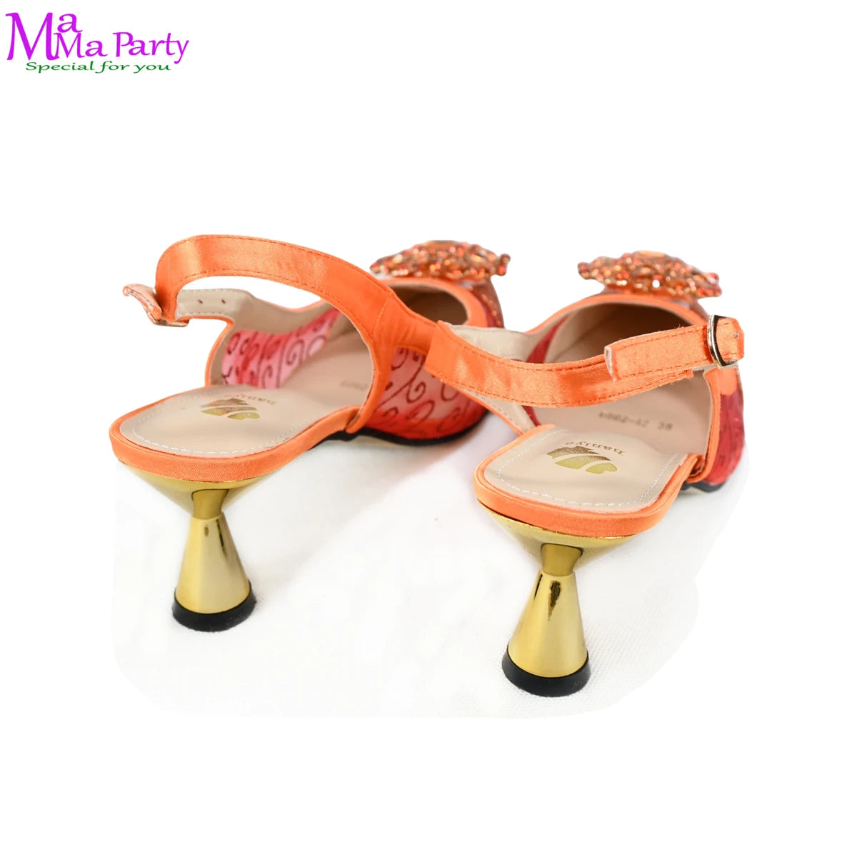 2025 Winter New Arrivals Low Heels in Coffee Italian Women Shoes and Bag Set Elegant Ladies Pointed Toe Pumps for Wedding Party