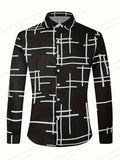 Long Sleeve Hawaiian Shirts Men Fashion Music Hawaii Shirt Instrument Beach Blouses Single Breasted Camisas Men's Clothing Aloha