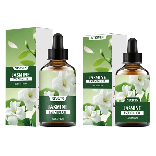 NIVAVIN 30ml/60ml Jasmine Plant Extract Facial Skincare Essential Oil, Rich and Long-lasting Fragrance, Body Care Moisturizing