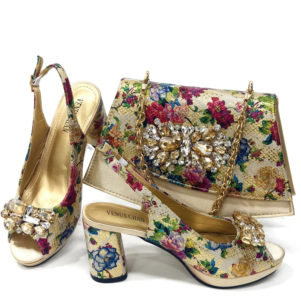 Wedding Bigger Size Thick Heel Shoes