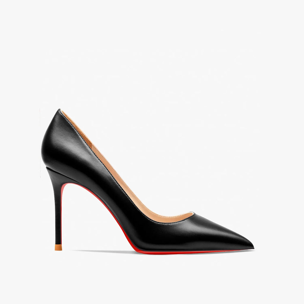 Heels for women Pointed toe Luxury Brand Women's High Heels Red soled Pumps Red Bottoms Matte Stiletto Ladies elegant shoes 12cm