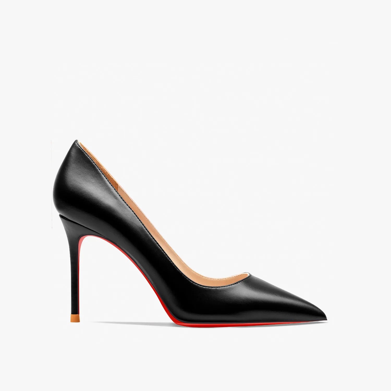 Heels for women Pointed toe Luxury Brand Women's High Heels Red soled Pumps Red Bottoms Matte Stiletto Ladies elegant shoes 12cm