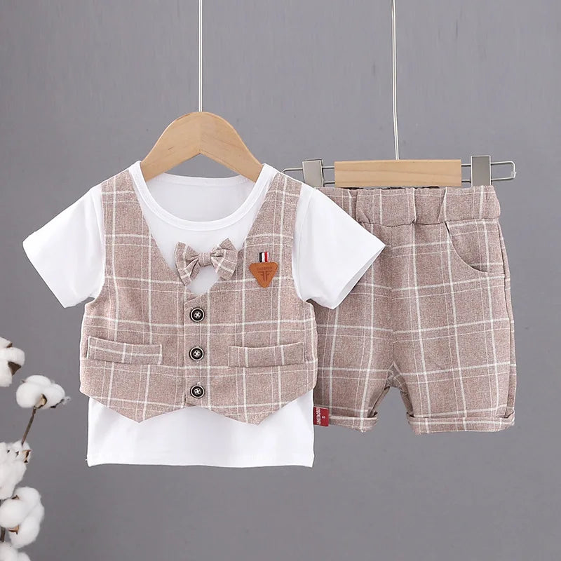 Summer Baby Girl Clothes Children Boys Fashion T-Shirt Shorts 2Pcs/Set New Toddler Casual Costume Infant Outfits Kids Tracksuits
