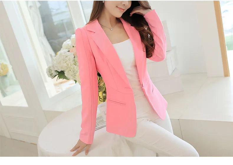 Casual Slim Blazers Jack Jacket Office
