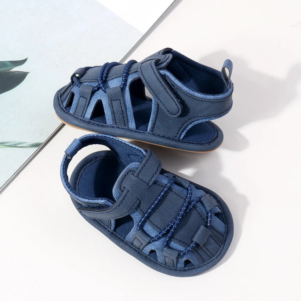 New Baby Shoes For Learning To Walk Spring And Summer Fashion Baby Shoes Soft Sole Anti-slip Sandals For Boys And Girls With Vel