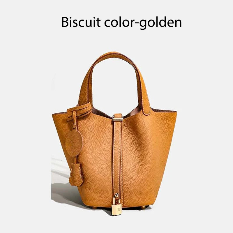 MENDY Women Bags Handbags Bucket Bag Real Leathe Fashion Tote Bag Genuine Leather Luxury Desginer Big Size Large Lady Hand Bags