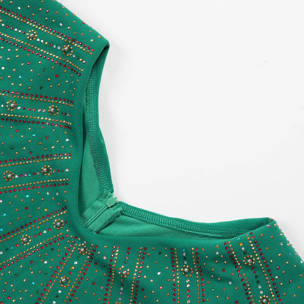 Plus Size African Party Dresses for Women Dashiki Diamond Bodycon Slit Long Dress Elegant Turkey Muslim Wedding Evening Gown