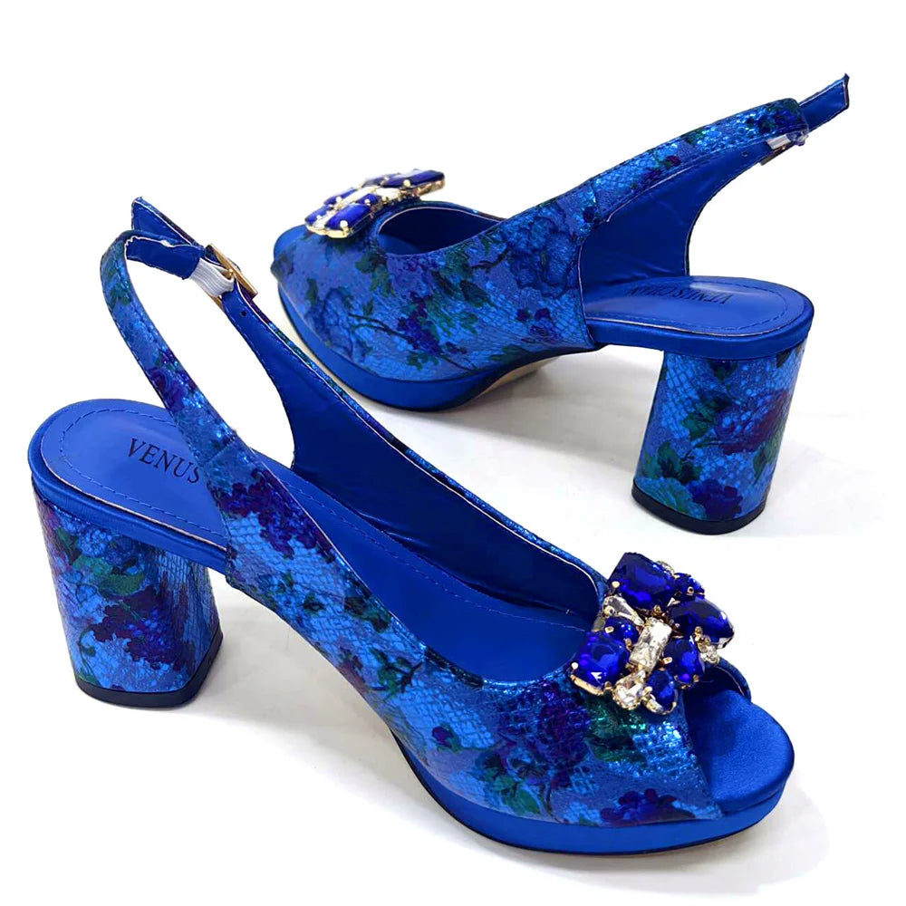 Wedding Bigger Size Thick Heel Shoes