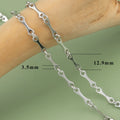 YEGUI C283,diy chain,pass REACH,nickel free,18k gold rhodium plated,copper metal,diy bracelet necklace,jewelry making,1m/lot