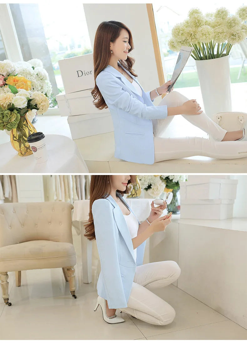 Casual Slim Blazers Jack Jacket Office