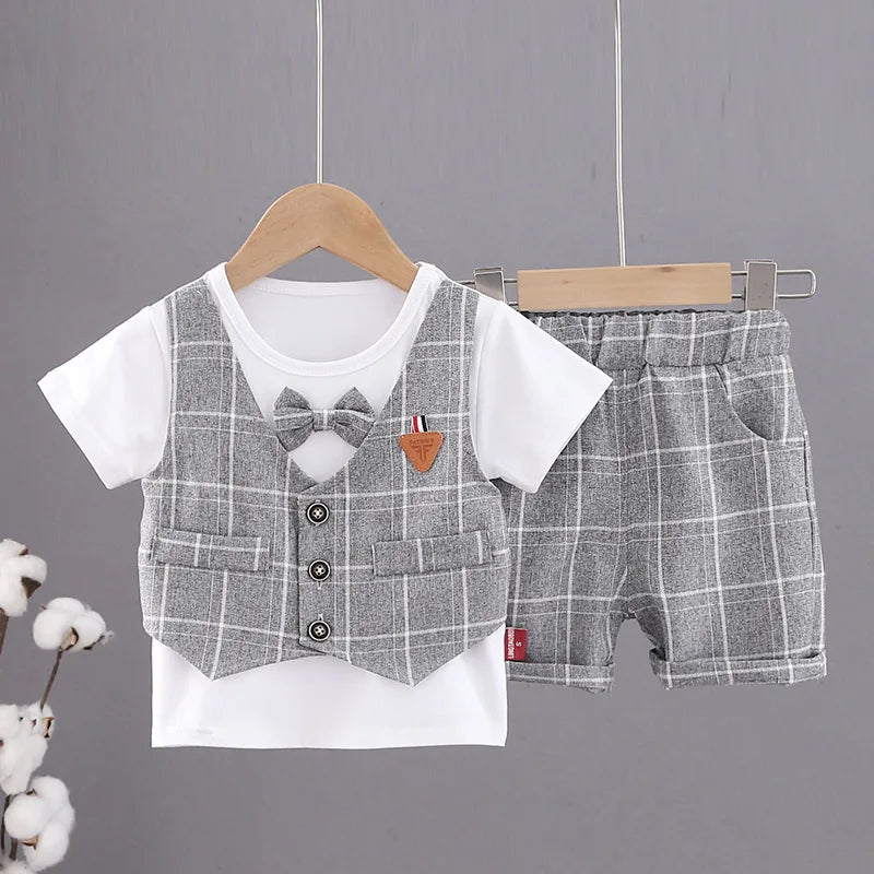 Summer Baby Girl Clothes Children Boys Fashion T-Shirt Shorts 2Pcs/Set New Toddler Casual Costume Infant Outfits Kids Tracksuits