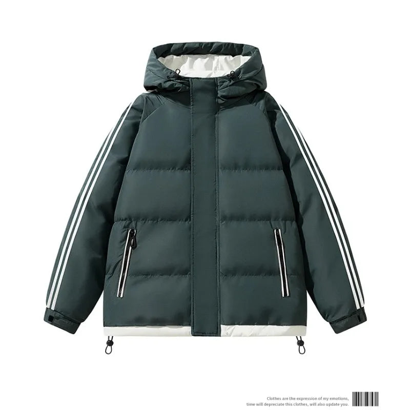 Winter Outdoor Men's Cold proof Warm Sports and Leisure Thick Cotton Jacket Winter Comfortable Fashion Trend Versatile Jacket