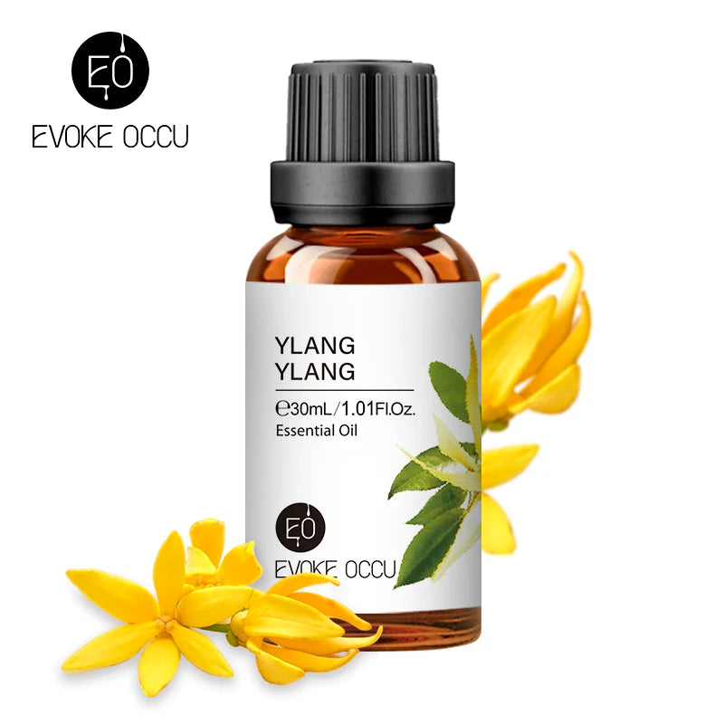 30ML Pure Jasmine Rose Mint Lavender Vanilla Essential Oil for Diffuser, Humidifier, Massage, Skin Hair Care, Soap Candle Making