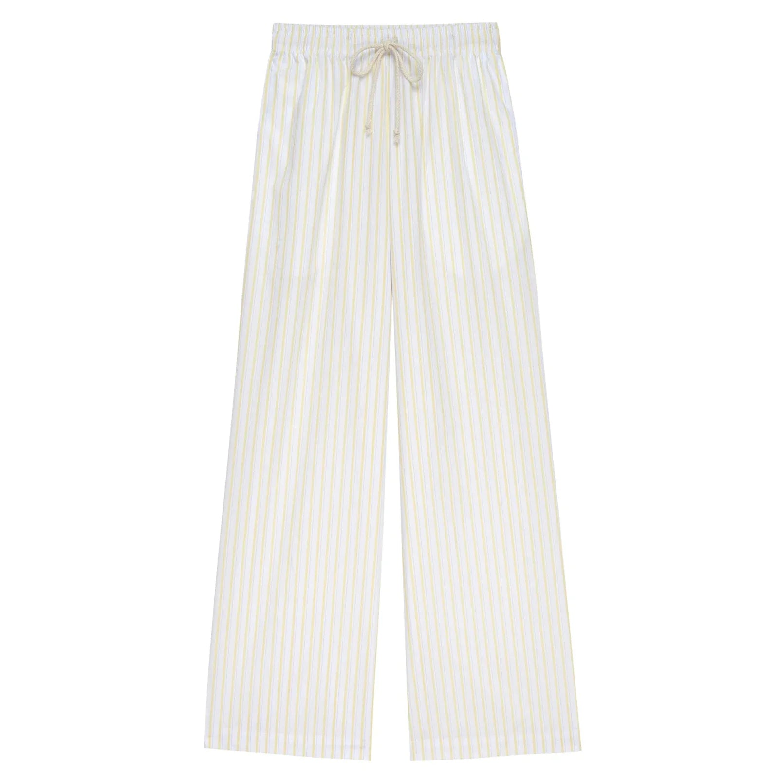 Combhasaki Women Y2K Aesthetic Wide-Leg Pants Stripe Drawstring High Elastic Waist Trousers Spring Fall Retro Sweatpants Bottoms