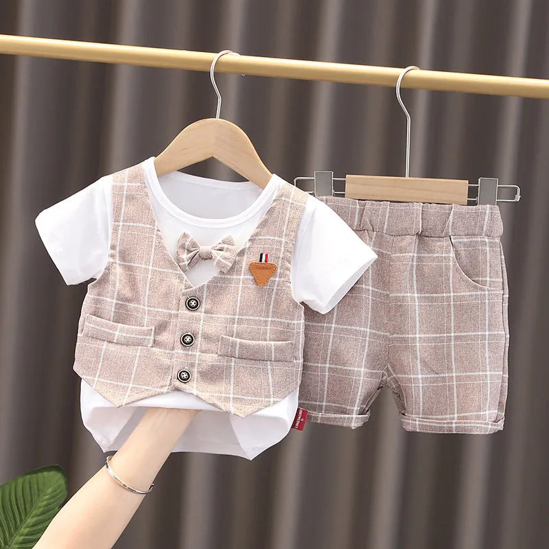 Summer Baby Girl Clothes Children Boys Fashion T-Shirt Shorts 2Pcs/Set New Toddler Casual Costume Infant Outfits Kids Tracksuits