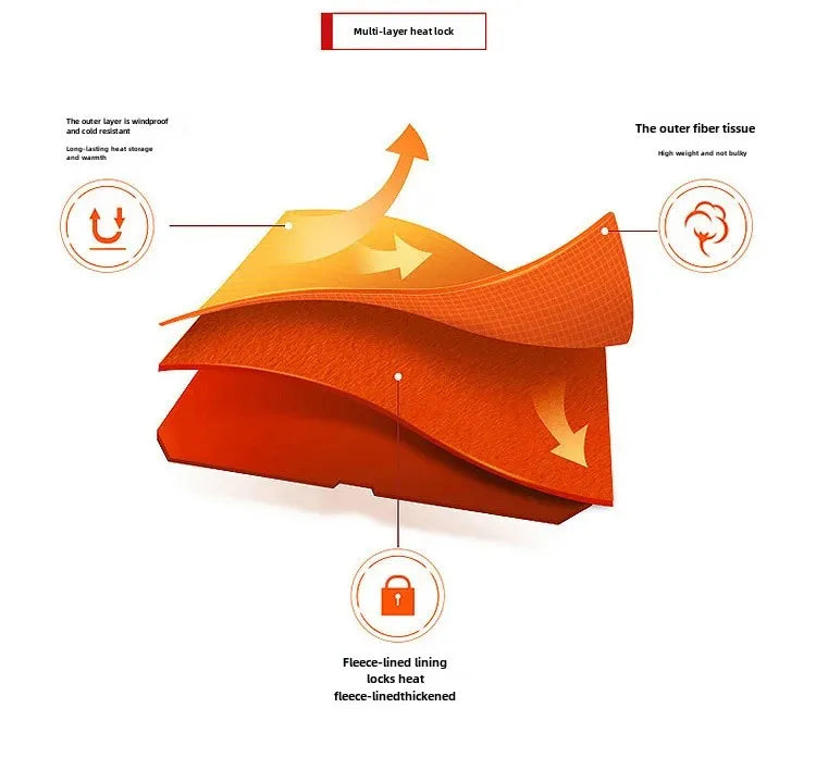 Winter Thickened Fleece-Lined Casual Pants Men's Loose-Fit Sweatpants Trendy Youth Sweatpants Bunched Feet Pants Casual Pants