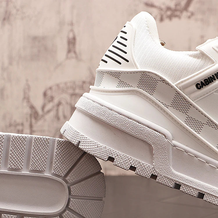 2025 New Men Outdoor Flat Classic Blue Sports Shoes Lace Up Skateboard Board Shoe Walking White Leisure Running Sneakers