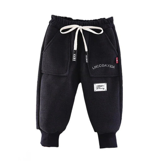 New Winter Fashion Baby Girls Clothes Children Boys Thicken Warm Pants Kids Trousers Toddler Casual Costume Infant Sportswear