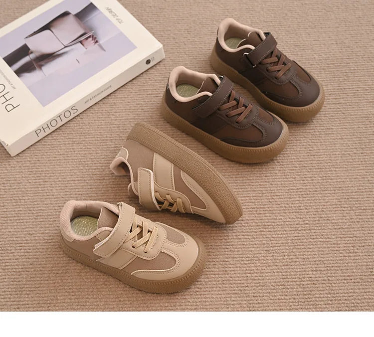 Children Casual Sports Shoes 2025 Spring New Girls Running Shoes Kids Sneakers Fashion Single Shoes Boys Leisure Walking Shoe