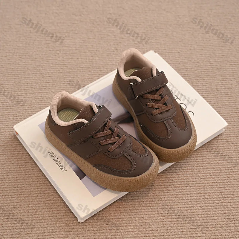 Children Casual Sports Shoes 2025 Spring New Girls Running Shoes Kids Sneakers Fashion Single Shoes Boys Leisure Walking Shoe