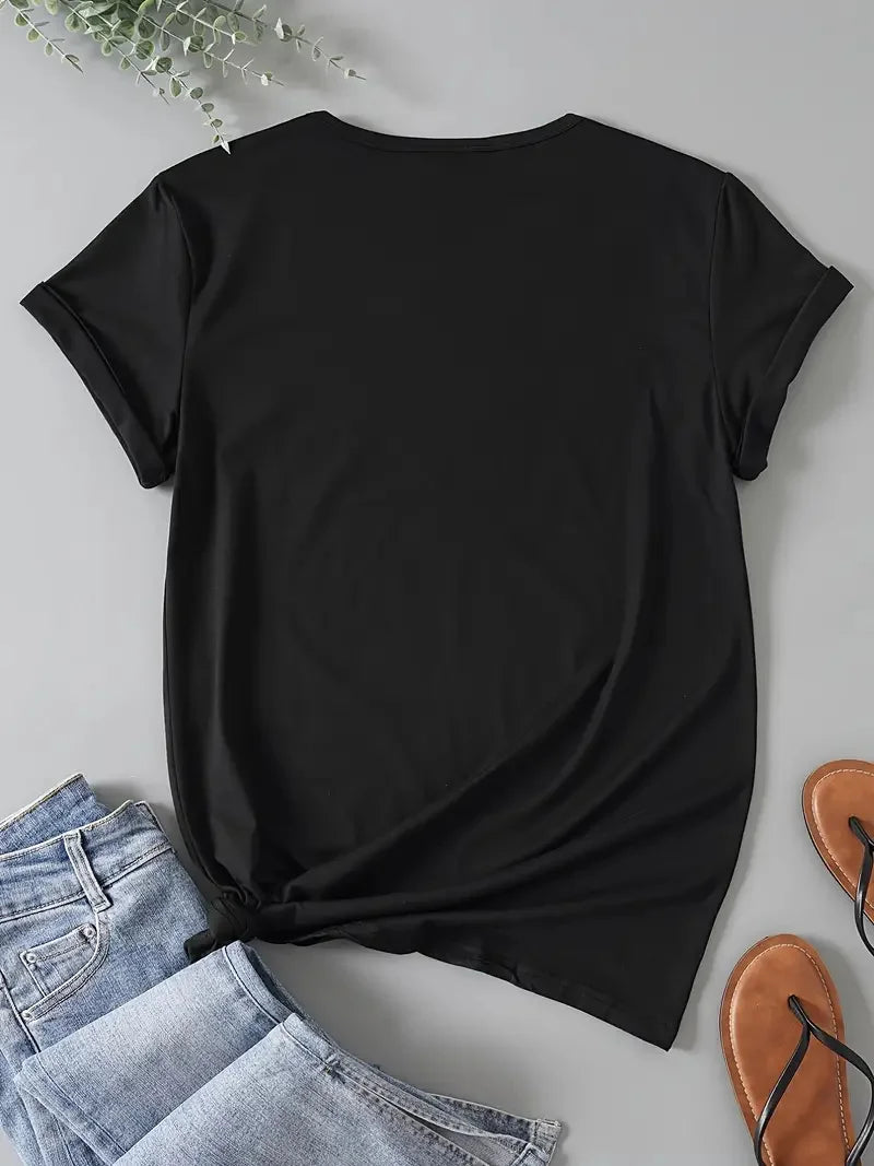 Cute Kitten Rainbow Graphic T-Shirt – Funny Cat Meme Streetwear Tee
