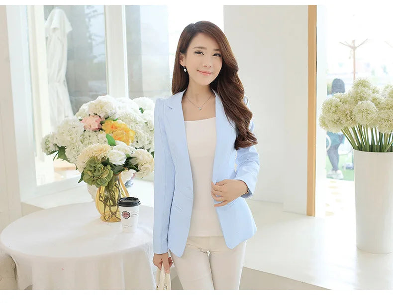 Casual Slim Blazers Jack Jacket Office