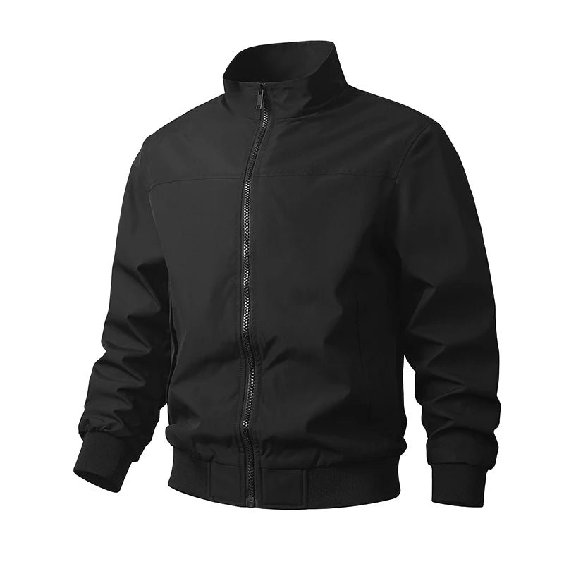 Winter Men Bomber Jackes Coat Mens Autumn Warm Windbreaker Jackets Man Outdoor Fashion Casual Coat Stand Slim Jacket Male
