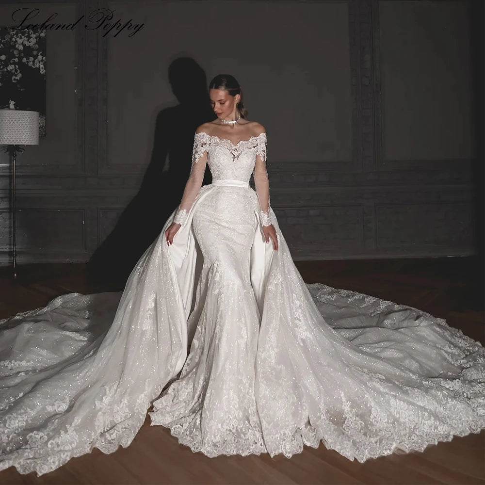 Mermaid Lace Wedding dress Bridal G