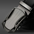 Famous Style Male Metal Automatic Buckle Brand Belt Men Genuine Luxury Leather Men's business Belts for Men Strap dropshipping