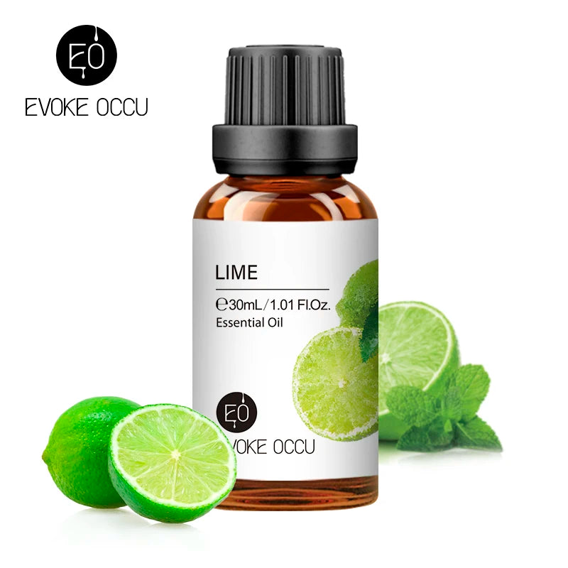 30ML Pure Jasmine Rose Mint Lavender Vanilla Essential Oil for Diffuser, Humidifier, Massage, Skin Hair Care, Soap Candle Making