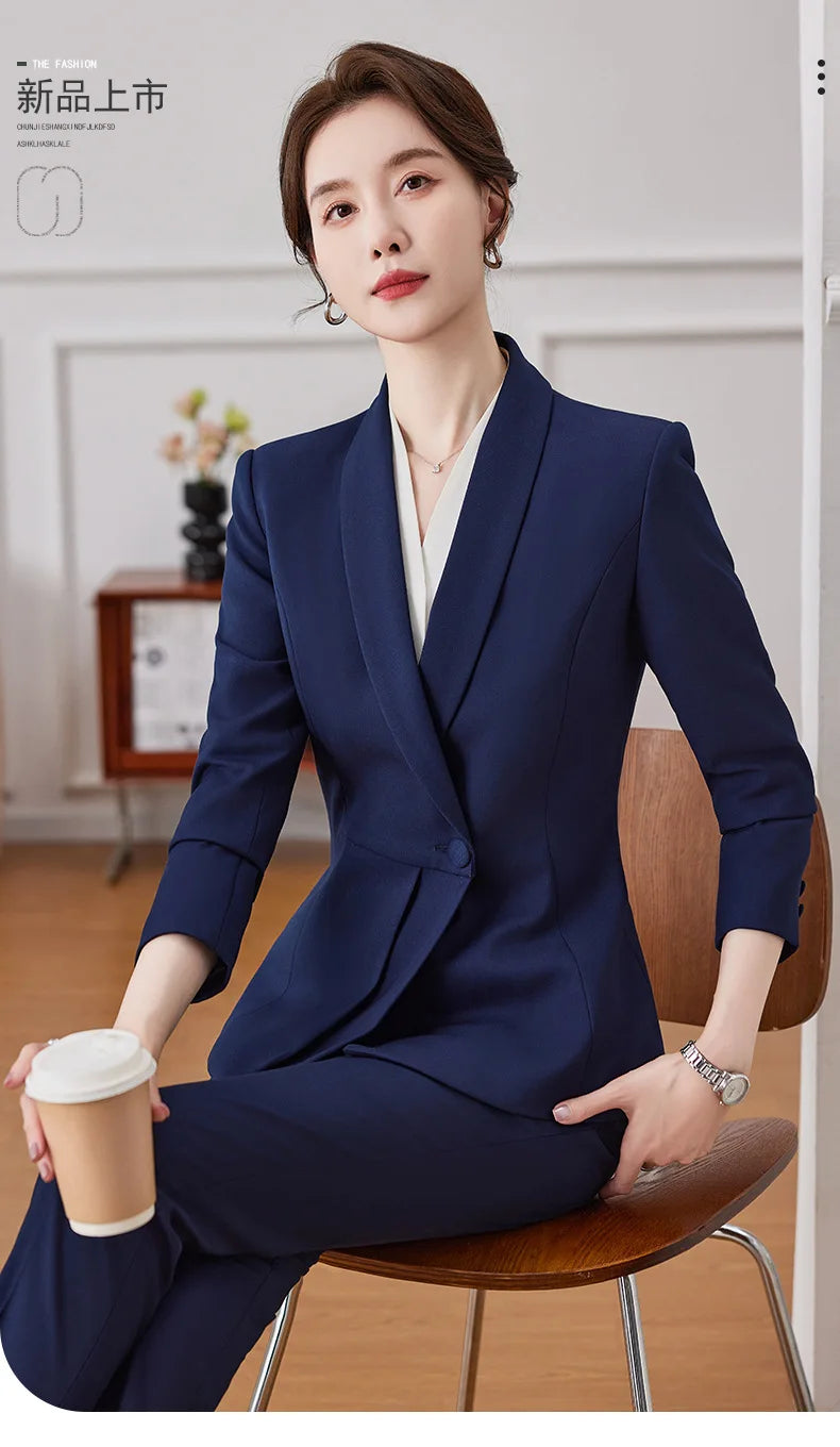 elegant Women Solid Suits
