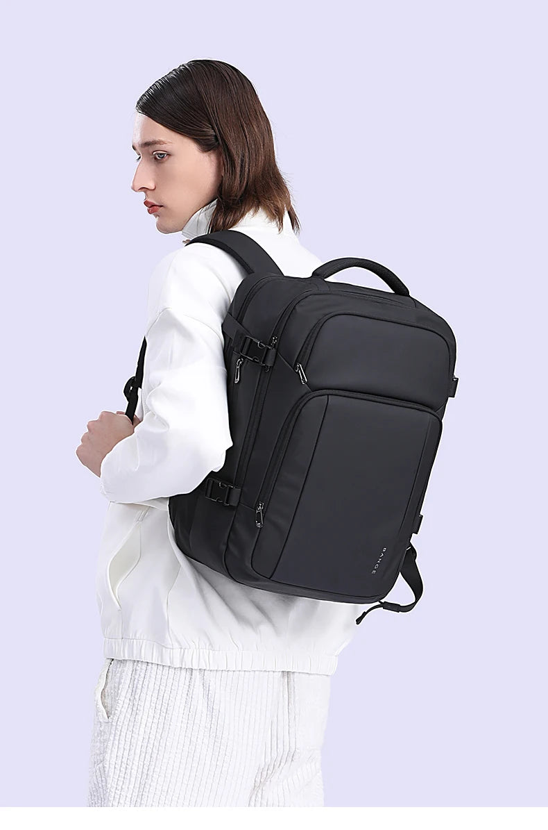 BANGE New Design Large Capacity Oxford Men 15.6 inch Laptop Backpack Softback Business Waterproof Backpacks with USB Charing