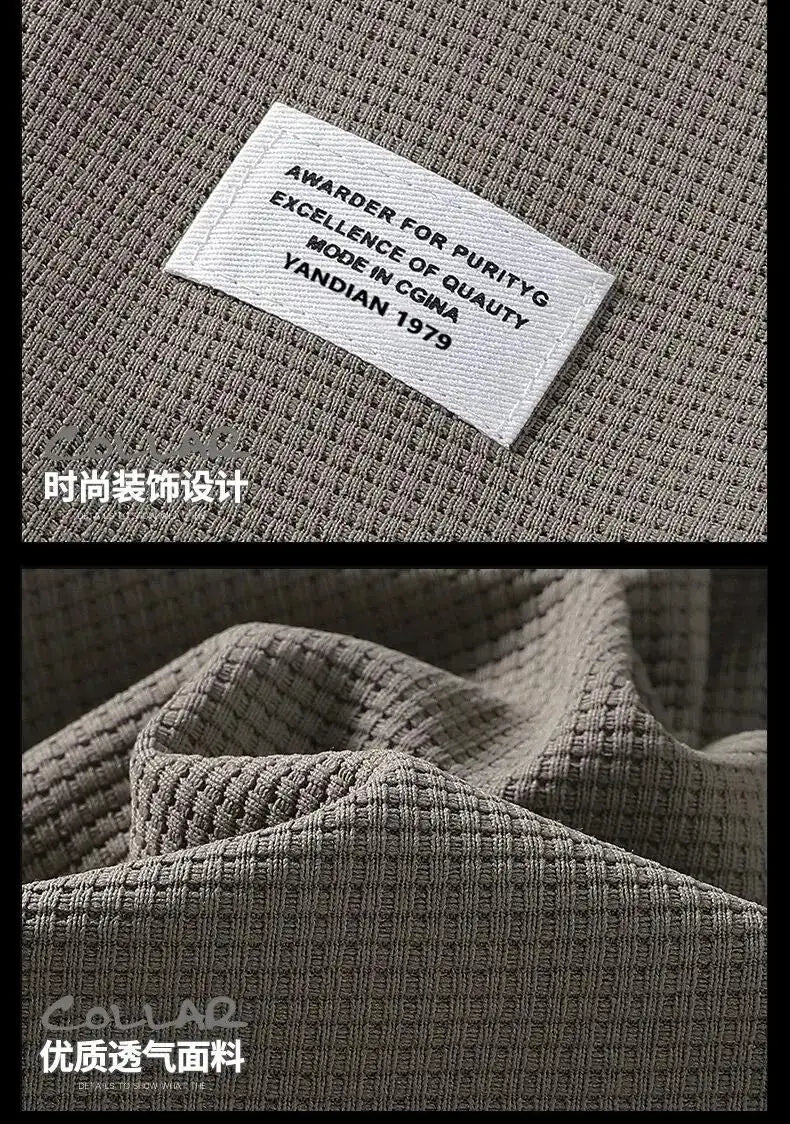 Mens Sports Suit Fashion Short Sleeve Tracksuit Men Suits Summer Men's Two Piece Set Linen Fabric Casual T-Shirt and Shorts Set