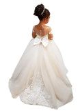 Flower Girl Lace First Communion Dress