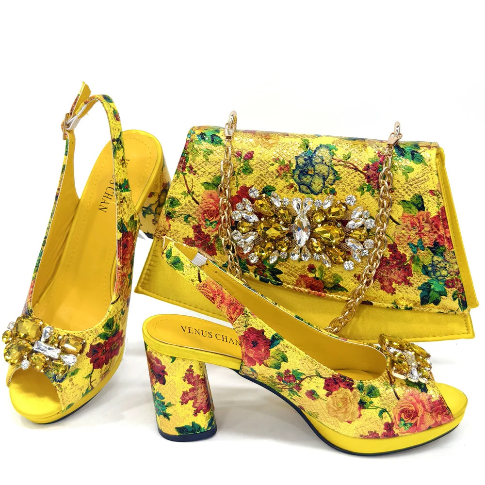 Wedding Bigger Size Thick Heel Shoes
