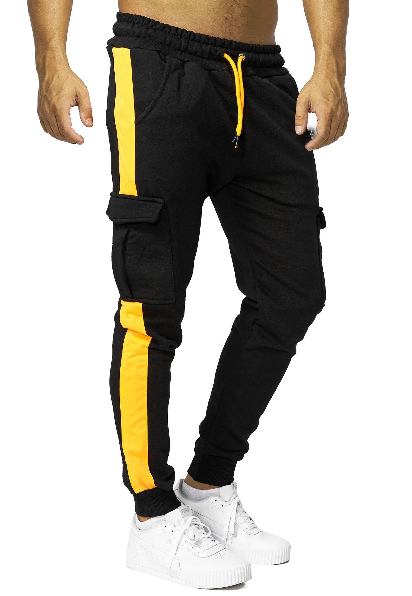 New Winter Sweatwear Men Plush  Fleece Sweatpant Lambswool Thermal Trousers Casual Pants Windproof Warm Cotton Pants
