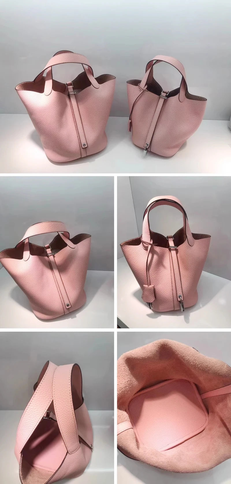 MENDY Women Bags Handbags Bucket Bag Real Leathe Fashion Tote Bag Genuine Leather Luxury Desginer Big Size Large Lady Hand Bags