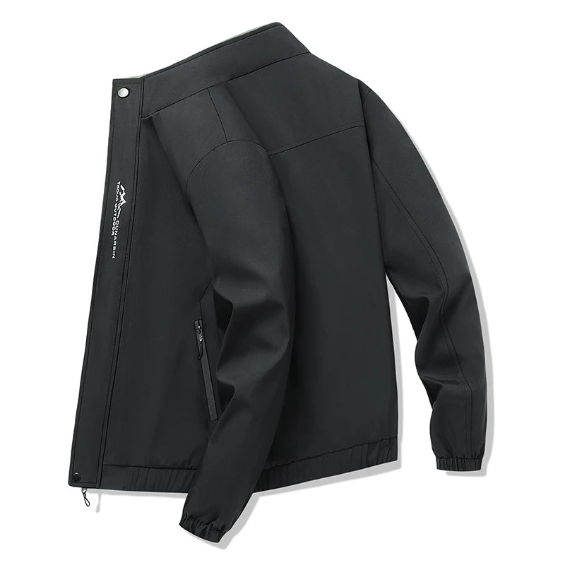 Men's winter and autumn soft shell wool jacket, raincoat, outdoor fishing, hiking, hunting, camping warm jacket, warm M-5XL