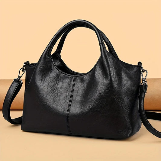 2025 trendy women's handbag, leisure cross-body bag for mothers, multi-functional shopping bag with zipper closure