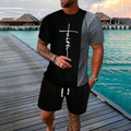 Popular Men S Casual Suit Oversized Loose Sweat Wicking Lightweight Non Damaging To The Skin Wear Resistant And Non Pilling