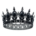 Baroque Crystal Tiaras And Crowns Rhinestone Prom Diadem Headband Crown Bridal Wedding Hair Accessories Jewelry Crown Tiara Gift