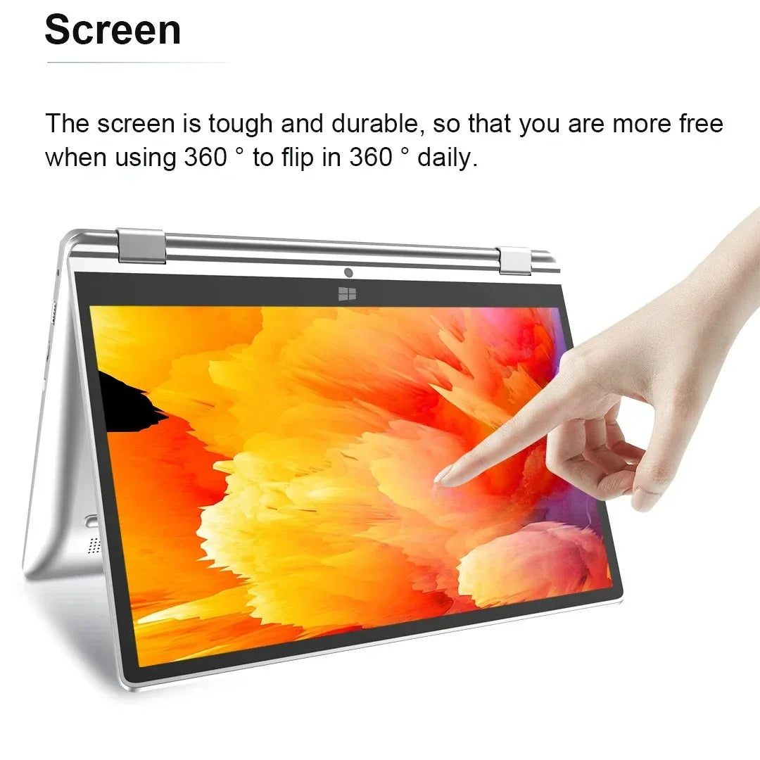 Tablet Pc Two-in-one Laptop 6G DDR4 11.6 Inch Intel Laptop Ram 6G ROM 128 256 512GB SSD Windows 10 Pro Cheap Student Computer