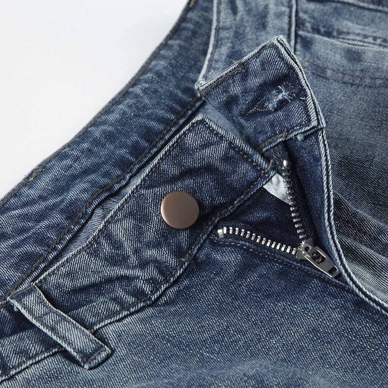 IAMSURE Y2K Casual Slim Pockets Jeans Flare Pants Basic Low Waisted Boot Cut Pants Women 2025 Spring Autumn Streetwear Ladies