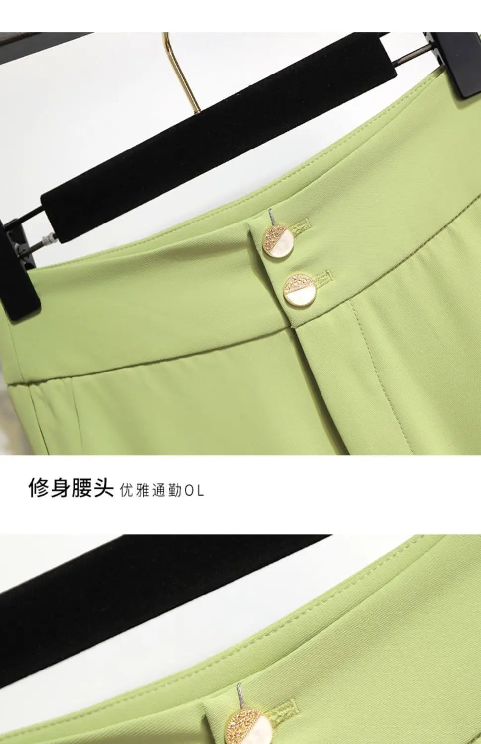 Women Spring Summer Green Blazer Pants Two Pieces Sets 2025 Office Lady Graceful Thin Suit Jacket Trousers Outfits Work Clothing