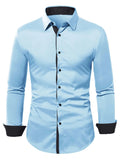 2023 Autumn Solid Men Shirt Baggy Long Sleeve Button Hawaiian 100% Cotton Linen Shirt for Men Blouse Camisa Masculina Streetwear