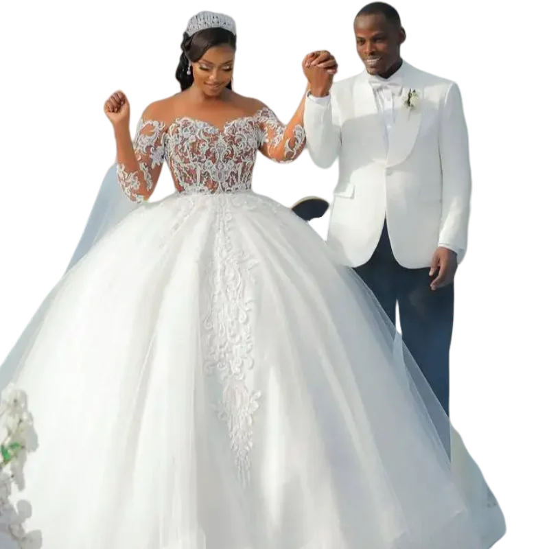 Customized Wedding Dresses Boho Bridal Gown Charming Mermaid Spaghetti Straps Backless Buttons Vestidos De Novia Applique