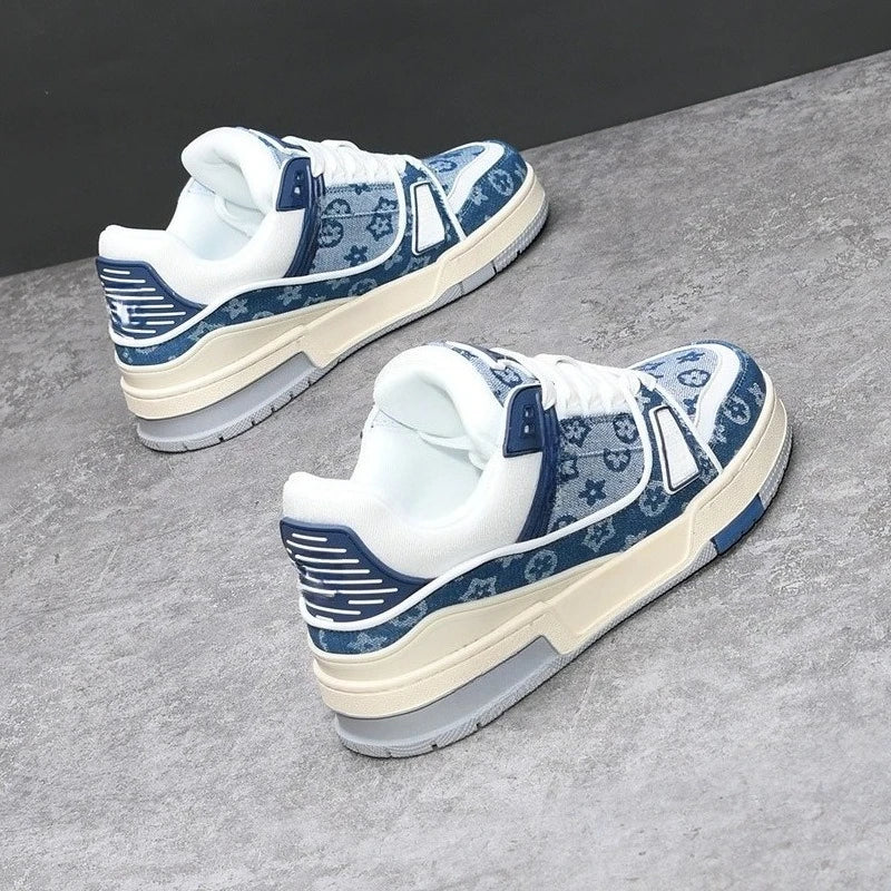 Black Warrior Men's Spring and Autumn New Trend Versatile Autumn Sports Leisure Small White Board Shoes